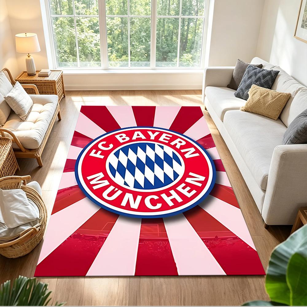 Bayern Munich Crest Area Rug Suitable for Dormitory Living Rooms Dining Room Study room Antislip Carpet Office home decor Wedding Party Gift