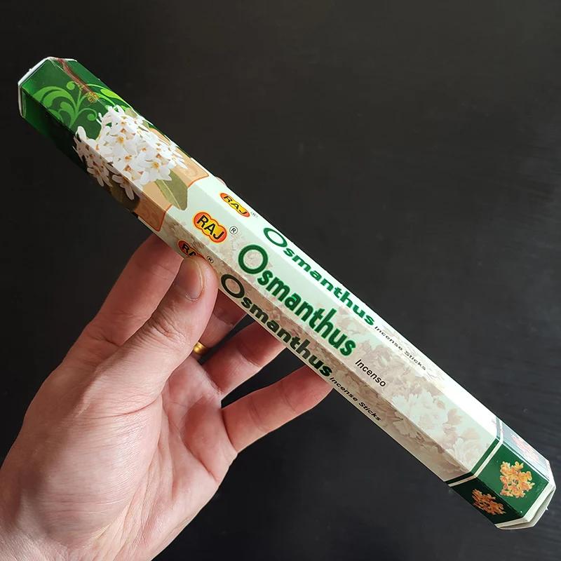 Y 20 Varillas/caja Incienso Indio Salvia Blanca Lavanda Aromaterapia LÍNEA PALO SANTO Varilla de Incienso Hogar Dormitorio Baño Fragancia para el Hogar Tibetano