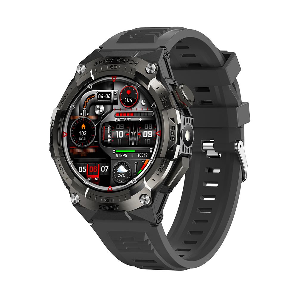 

New Screen GPS Men Sports Smart Watch Compass Blue Tooth Call Outdoor Clock Heart Rate Health Waterproof Smartwatch