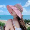 New summer bucket hat women's face small fashion visor seaside beach vacation sun hat basin hat