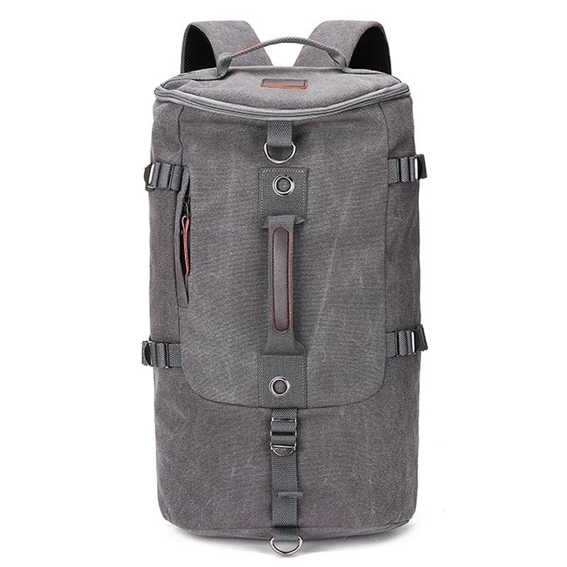 Men's Large Capacity Canvas Travel and Sports Backpack - Trendy Outdoor Bookbag
