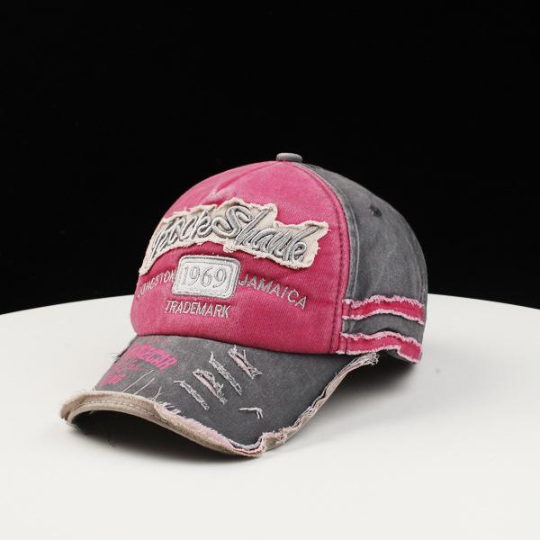 Fashion Hat new color matching outdoor men's and women's fashion brand hat cap cowboy street curved brim women's fashion baseball cap