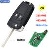 Ecusells Remote Car Key 315Mhz 433Mhz ID46 Chip for Opel Vauxhall Adam Astra J Cascade Corsa E Ignia Karl Mokka Zafira HU100