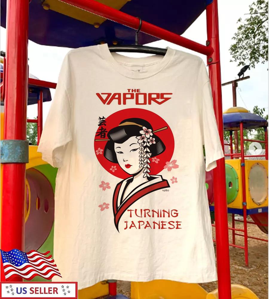 

Turning Japanese The Vapors Album Band All Size S to 5XL Tshirt Unisex T-Shirt S