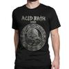 Men's T-Shirts Acid Bath Hipster Pure Cotton Tee Shirt Short Sleeve T Shirts Round Collar Clothing Summer