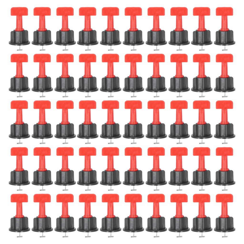 50Pcs Tile Leveling System Leveler Kit Floor Spacer Tool Set with Wrench for Home