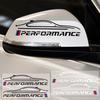 2pcs Performance Rearview Mirror Car Body Decal Sticker Car Styling For BMW E46 E39 E36 E90 E60 F30 E30 E34 F10 Car Exterior Accessories