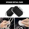 7Pcs Soft Bristle Wheel Brushes For Car Detailing Short Handle Design Non Scratch Plastic Cleaning Tools