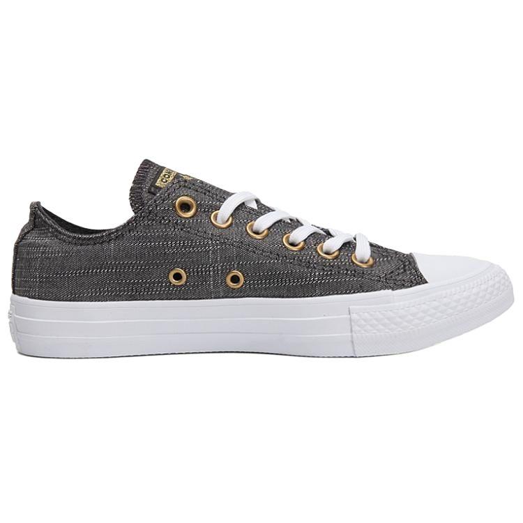 Converse Chuck Taylor Comfortable Low-Top Canvas Shoes Women Sneakers Gray 560644C