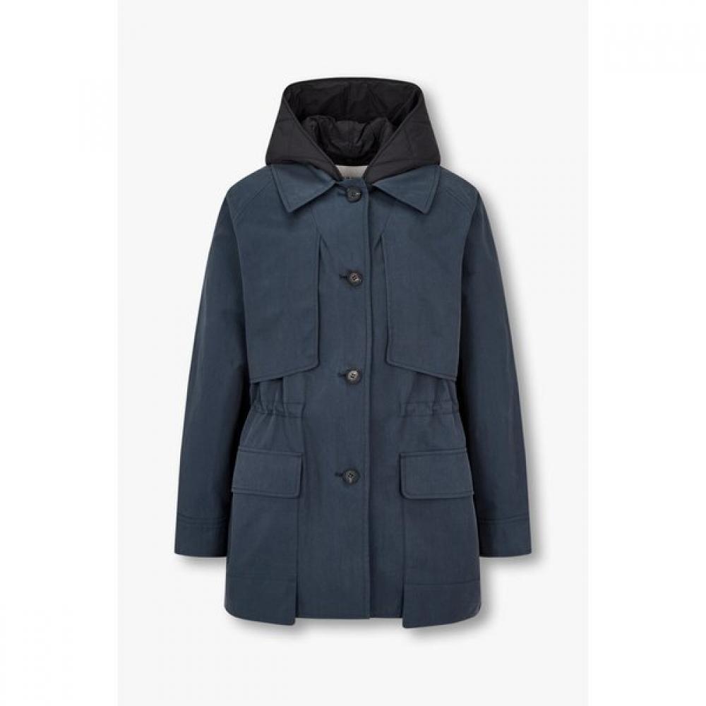 VOV Detachable Quilted Hood Trench Jumper 7155320001
