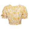 Two-tone Yellow Crop Top Timea Woman LA PETITE ETOILE