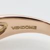 Used VANDOME Ring EU#53 Pt900Platinum/K18 Pink Gold 6.2g Platinum Pink Gold 5PD