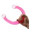 Big Double Head Dildo Long Jelly Realistic Dildo Double Ended Dildo Flexible Penis for Women Masturbator Sex Toys for Lesbian