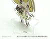 Coade Acrylic Keychain Rubber Star Shape CONC-CO49 Stand, Single,