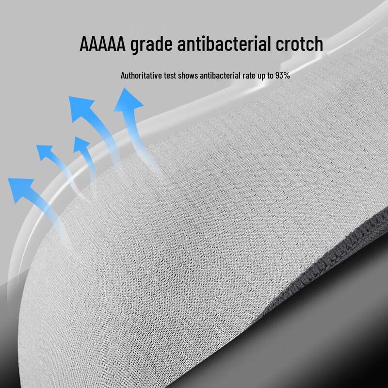 Jianjiang Men's 5A Antibacterial Cotton Briefs 3-Pack