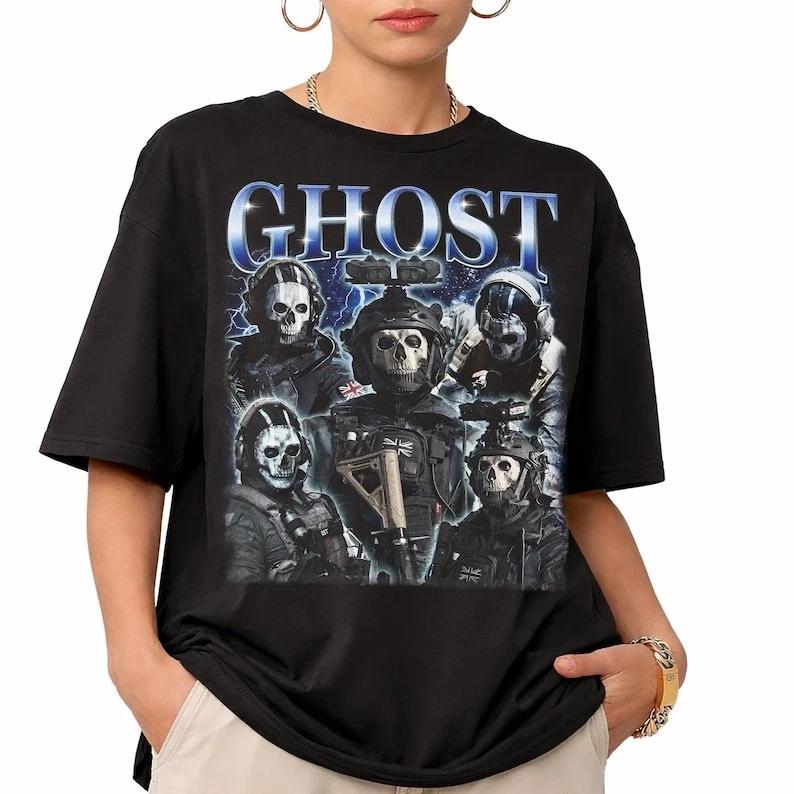 Retro 90s Simon Ghost Riley TShirt S