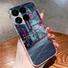 Case For Xiaomi17T 17Ultra Beautiful Flower Astronaut Anti-Fingerprint Transparent Shell For Xiaomi 17T 17 Ultra Coque Funda