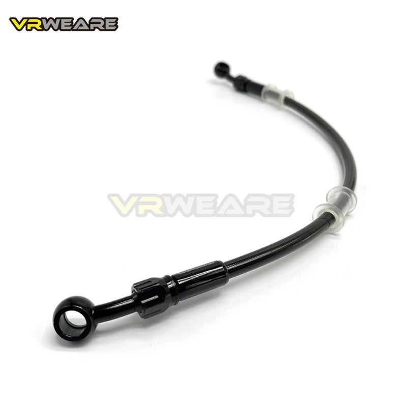 Motorrad Bremsleitung Edelstahl Geflochtene Bremsleitung mit 360 Grad drehbarem Banjo Passend für ATV Pit Dirt Street Racing Bike