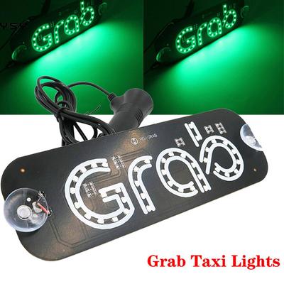 1PC Grab Signal Led Beacon Taxi Panel Car Lamp Signal Light Windscreen Cab Indicator Inside Car Dome Lamp With Cigarette Lighter