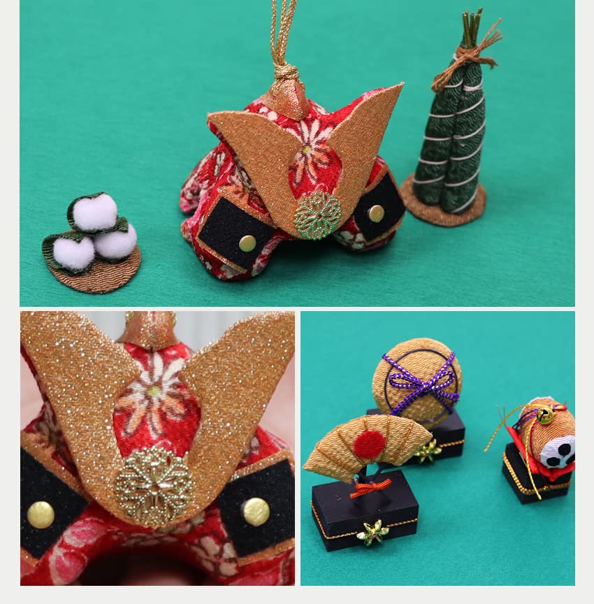 Osaka Choseido May Doll Compact Mini Crap Streamer Utilizare în interior Nume Etichetă din lemn gravată Bonus inclus Decorațiune pentru cască Lățime 35 cm Set de decorare cutie