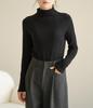 Women's Warm Long Sleeve Semi-High Collar Shirt - Autumn/Winter Style, Class A, 300g