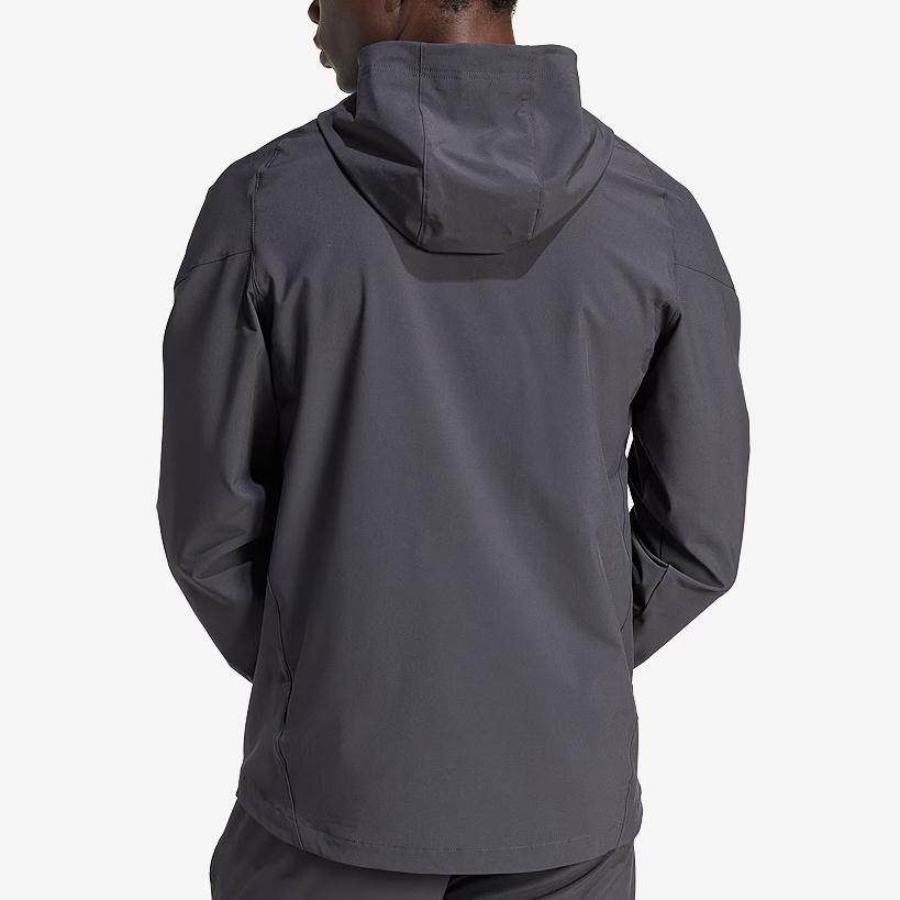 Adidas Arsenal 24/25 Vis Tech Travel Slim Fit Hooded Zip-Up Moisture-Wicking Long Sleeve Jacket Men jackets KA8007