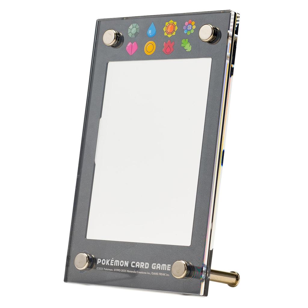 Pokémon Center Original Pokémon Card Game Display Frame Gym Badge Red/Green