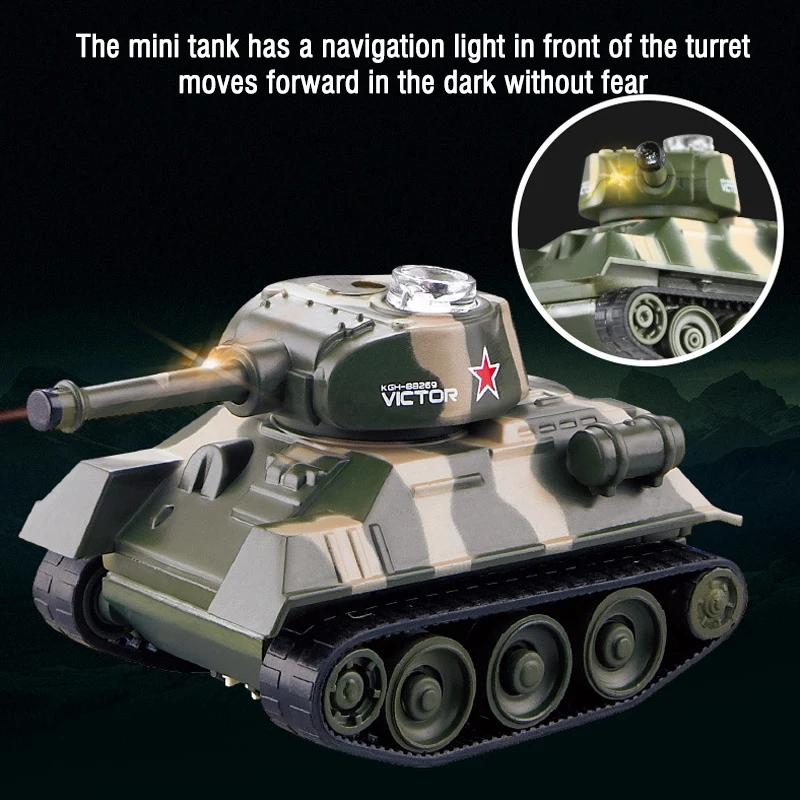 Non-Toxic Mini Rc Car Kids Toy Remote Control Tank Radio-Controlled Clawer Small Simulate Tank Model Electronic Toys For Children Gifts