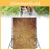 Golden Glitter Photography Background For Christmas Party And Wedding Shoots