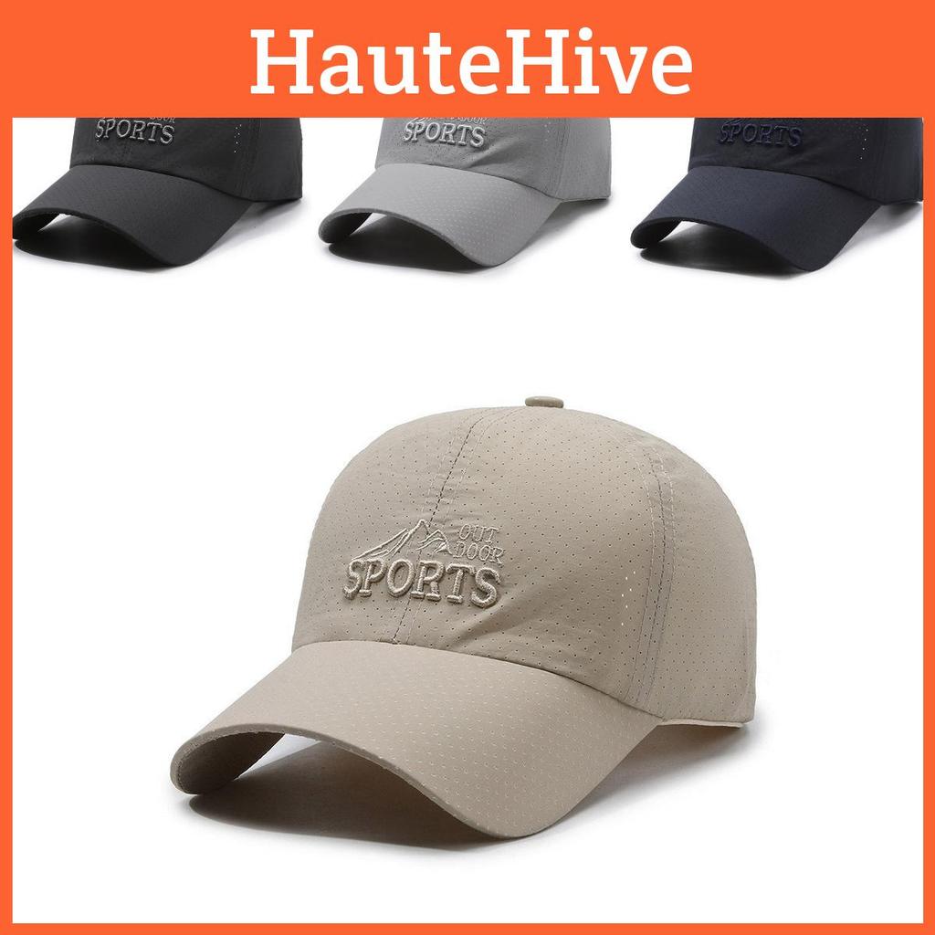 Sports Embroidered Letter Mesh Duckbill Cap Baseball With Sunshade Activities