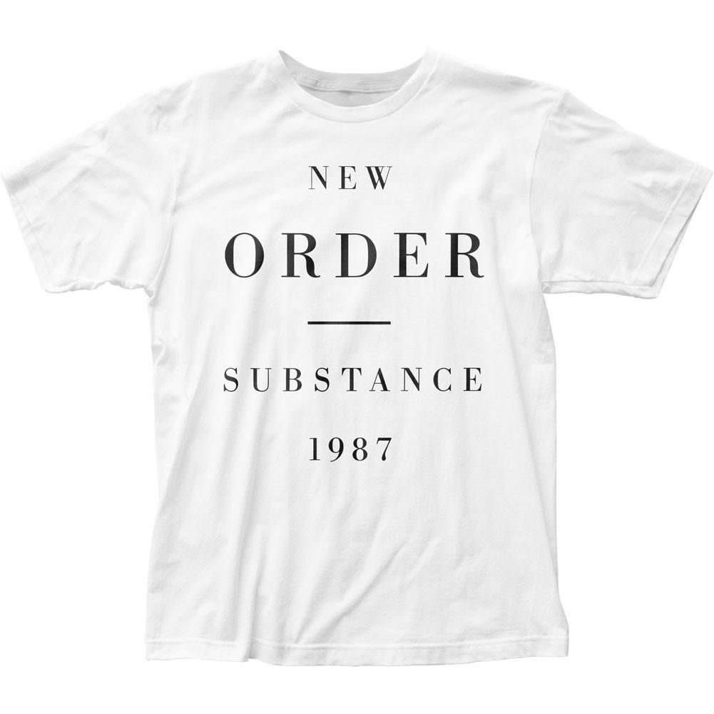 New Order Substance 1987 Mens T Shirt Music Classic Rock N Roll Band New White
