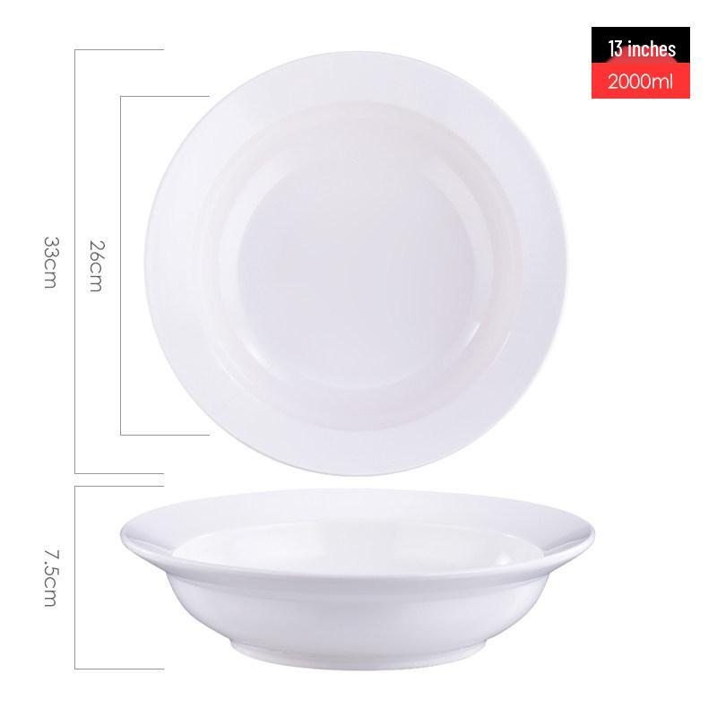 Large Ceramic Bowl for Soup, Noodles, Boiled Fish, Pickled Fish, and Dough Mixing - Mao Xuewang Commercial Use