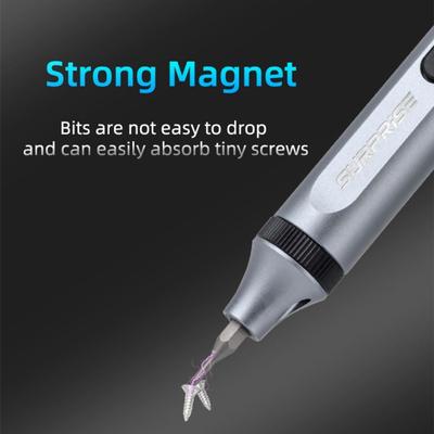 50-in-1 Electric Screwdriver Set with 48 Magnetic Bits Type-C Electric Tool Kit Quiet Sound Fast Charging Power Screwdriver Kit