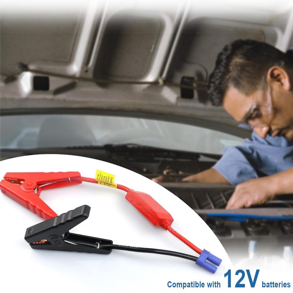 DAOKAI EC5 Smart Jump Starter Clamp with Reverse Charge Protection Module, Clamp, Emergency