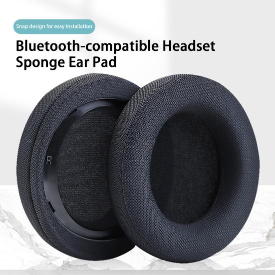 Headset Earmuffs Breathable Cozy Wear Solid Color Soft Ear Cushion Protective Accessories Wireless Headphone Replacement Ear Pad for Philips SHP9500