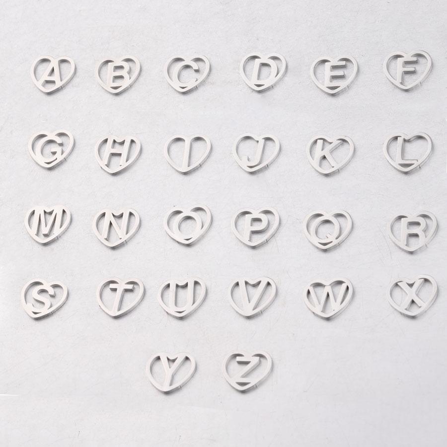 

Подвеска в форме сердца из нержавеющей стали для самодельных ювелирных изделий T