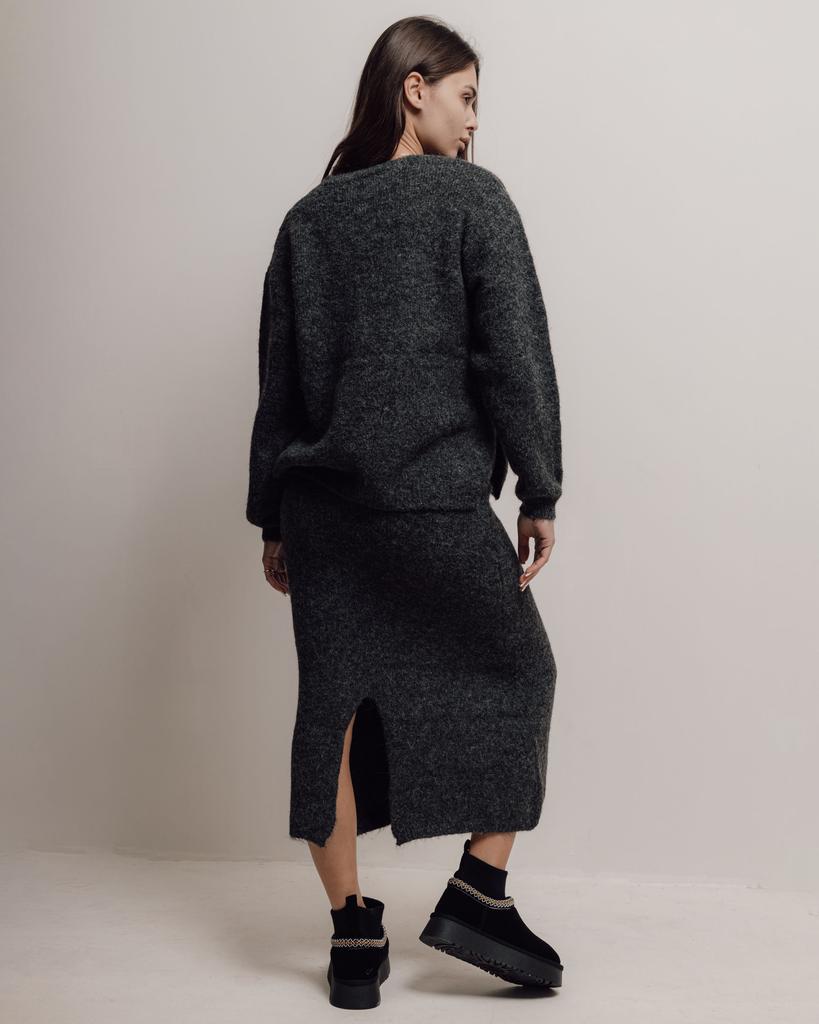 Women's Suit 4333 Gray Skirt Jacket