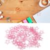 100PCS Paper Clips Cute Star Shape Metal Plating Bright  Small Paperclips for Office School H