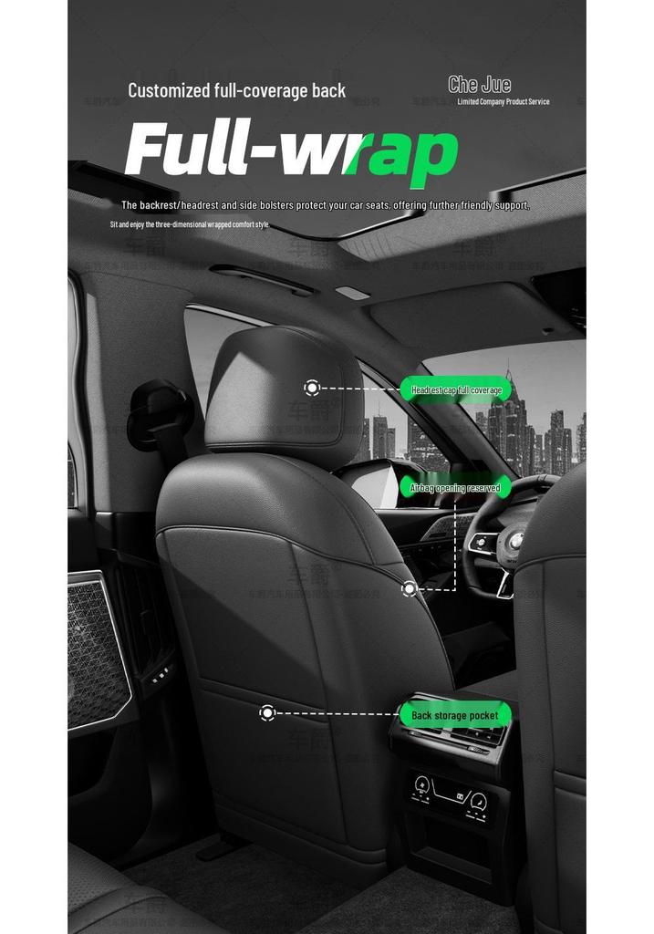 Xiaomi SU7 YU7 Aviation Soft Car Seat Covers - Full Coverage, Comfortable Padding
