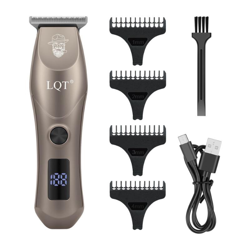 New Multi-function Hair Clipper Electric Clipper Multi-function Electric Pusher Oil Head Clipper Bald Head Artifact Men's Household Electric Clipper