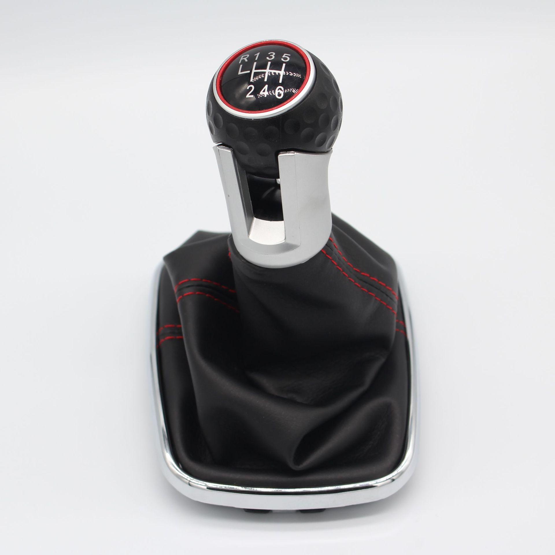 

Golf GTI/Bora Gear Shift Knob with Red Line Trim 6-speed