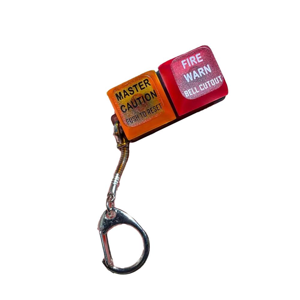 Warning Simulator For Pilot's Refreshing and Stress Relieving Device EGPWS Boeing 737 Warning Sound Simulator Keychain