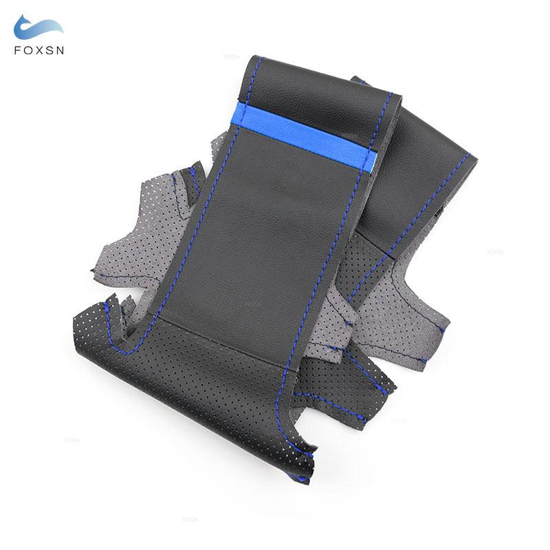 Car Accessories Inner Steering Wheel Cover Perforated Leather Trim For BMW M Sport E82 E87 E90 X1 E84 2011 2012 2013 Old Style