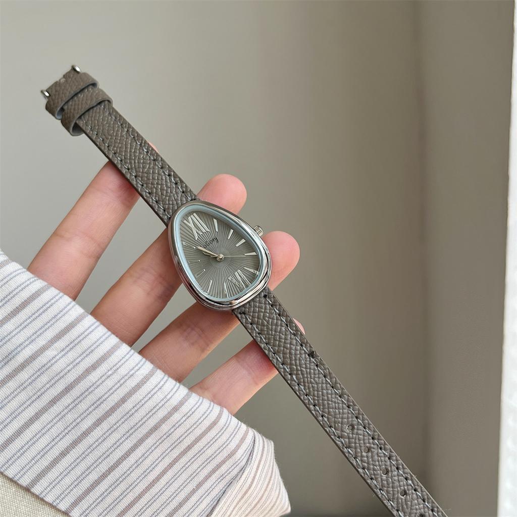 Fashion Brand Women Watch Snake Head Female Quartz Watches Luxury Gift Ladies Red Leather Strap Wristwatch Dropshipping Clock