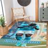 Manchester City Customizable Name Area Rug Perfect for Hallway Outdoor Living Rooms Playrooms Anti-slip Rug Decorate Offices Birthday/Christmas Gift