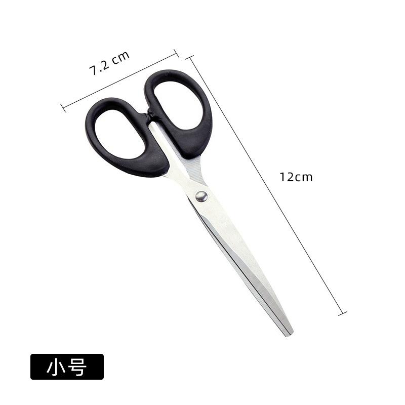 3 sizes Simple Office Scissors Students Black Scissors DIY Cut Handmade Scrapbooking Paper Scissors School Home Office