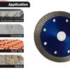 High End and Durable 105/115/125MMTurbo Diamond Saw Blade Granite Marble Cutting Disc Porcelain Tile Ceramic 3Size Angle Grinder