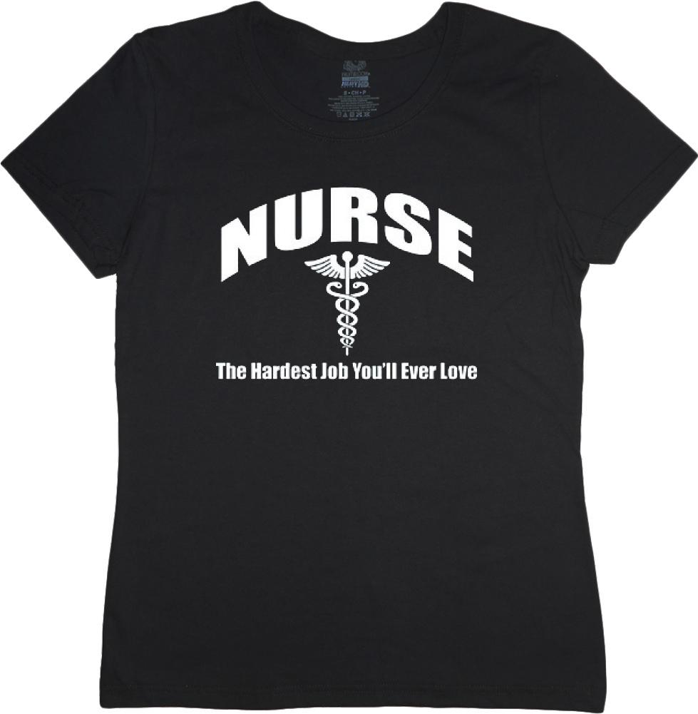 Ladies t-shirt nurse nursing gift funny saying design tee shirt M