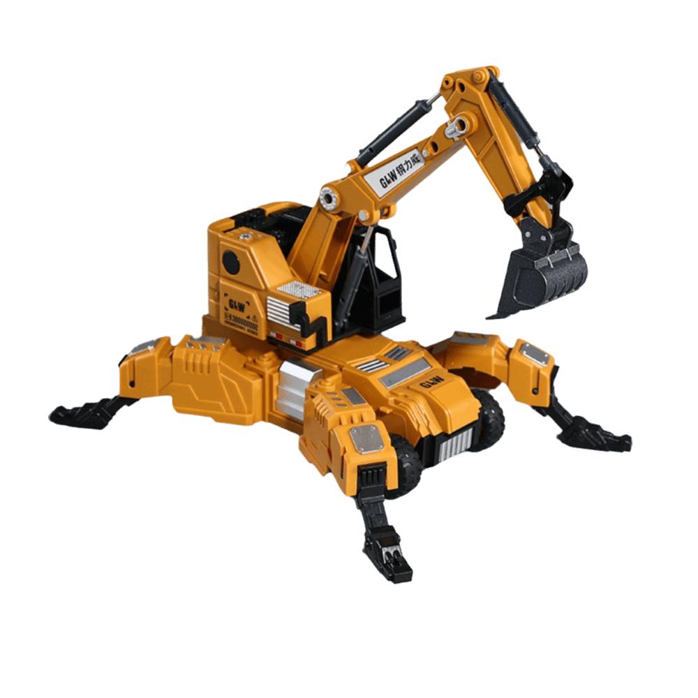Zinc Zinc Alloy Material Transformable Engineering Vehicle Toys  Children Toy Gifts