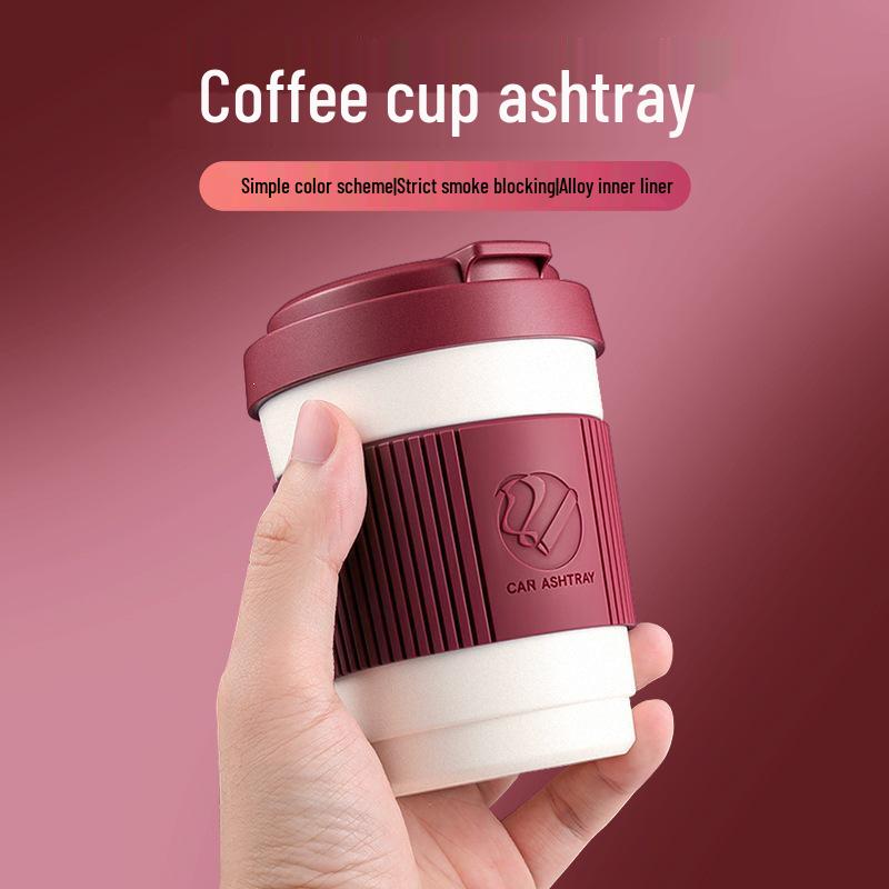 High-End Anti-Ash Car Ashtray: Stylish Gift for Volkswagen, Hyundai, Buick